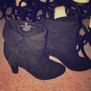 Express high heel ankle boots